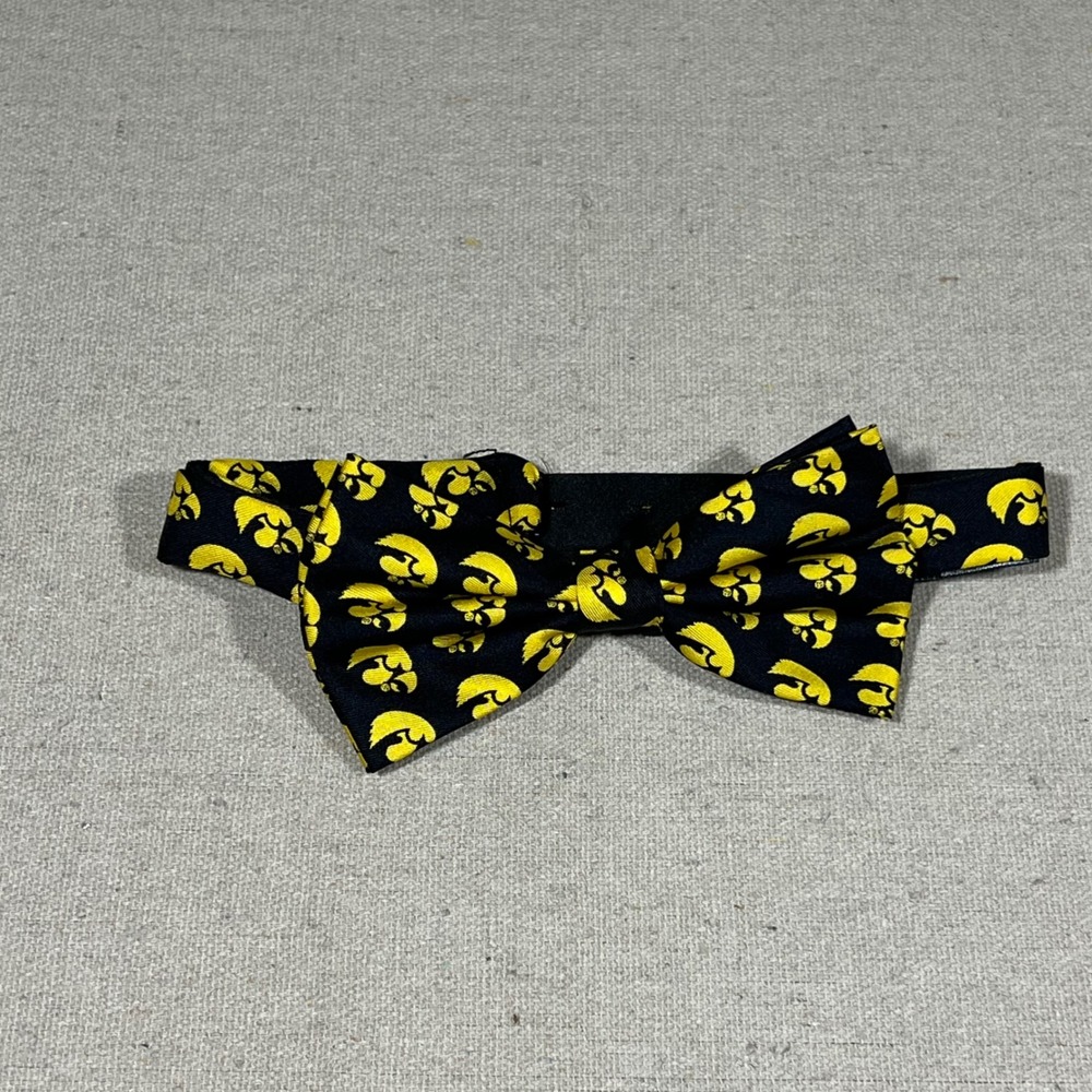 Iowa Hawkeyes Silk‎ Bow Tie Handmade Varsity Line by NEIL Enterprises